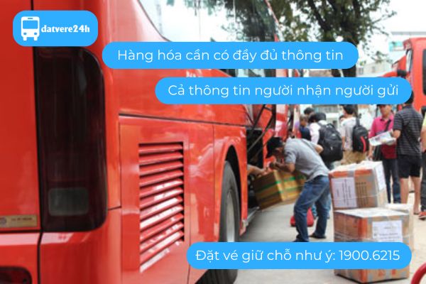 Quy trình gửi hàng xe khách Sài Gòn Hải Phòng