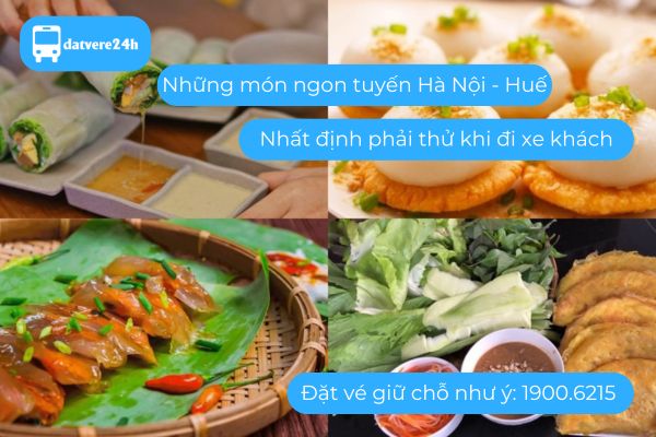 Gợi ý các món đặc sản tại từng điểm dừng tuyến xe khách hà nội huế