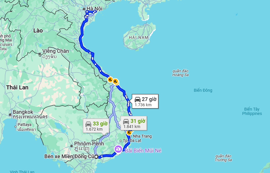 xe khách bến xe miền đông cũ đi bến xe thượng lý hải phòng