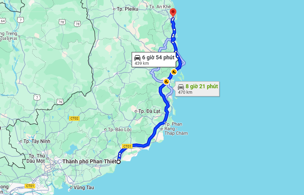 xe khách phan thiết bình thuận đi quy nhơn bình định