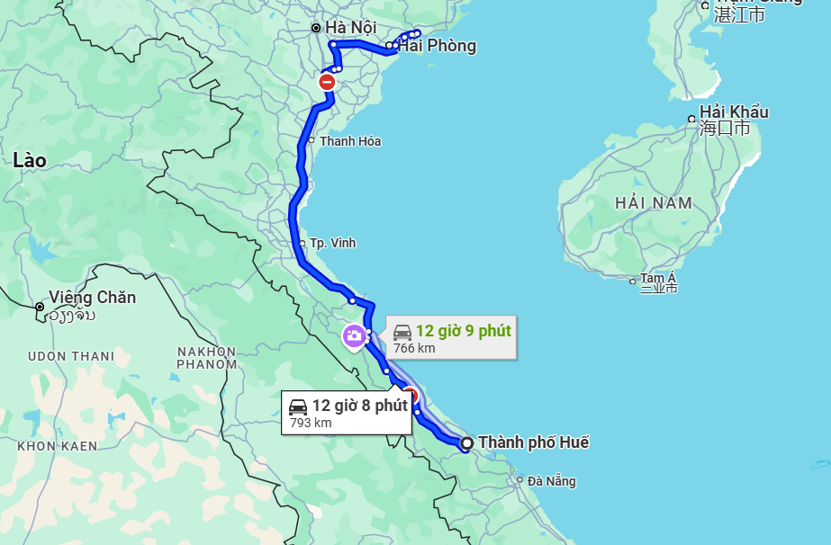 xe khách huế đi bến xe bãi cháy quảng ninh