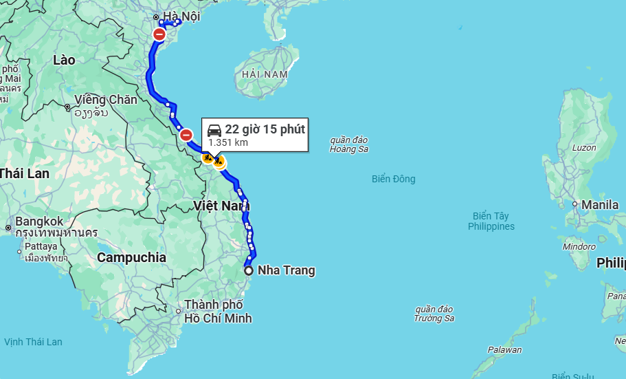 xe khách nha trang khánh hòa đi bến xe thượng lý hải phòng